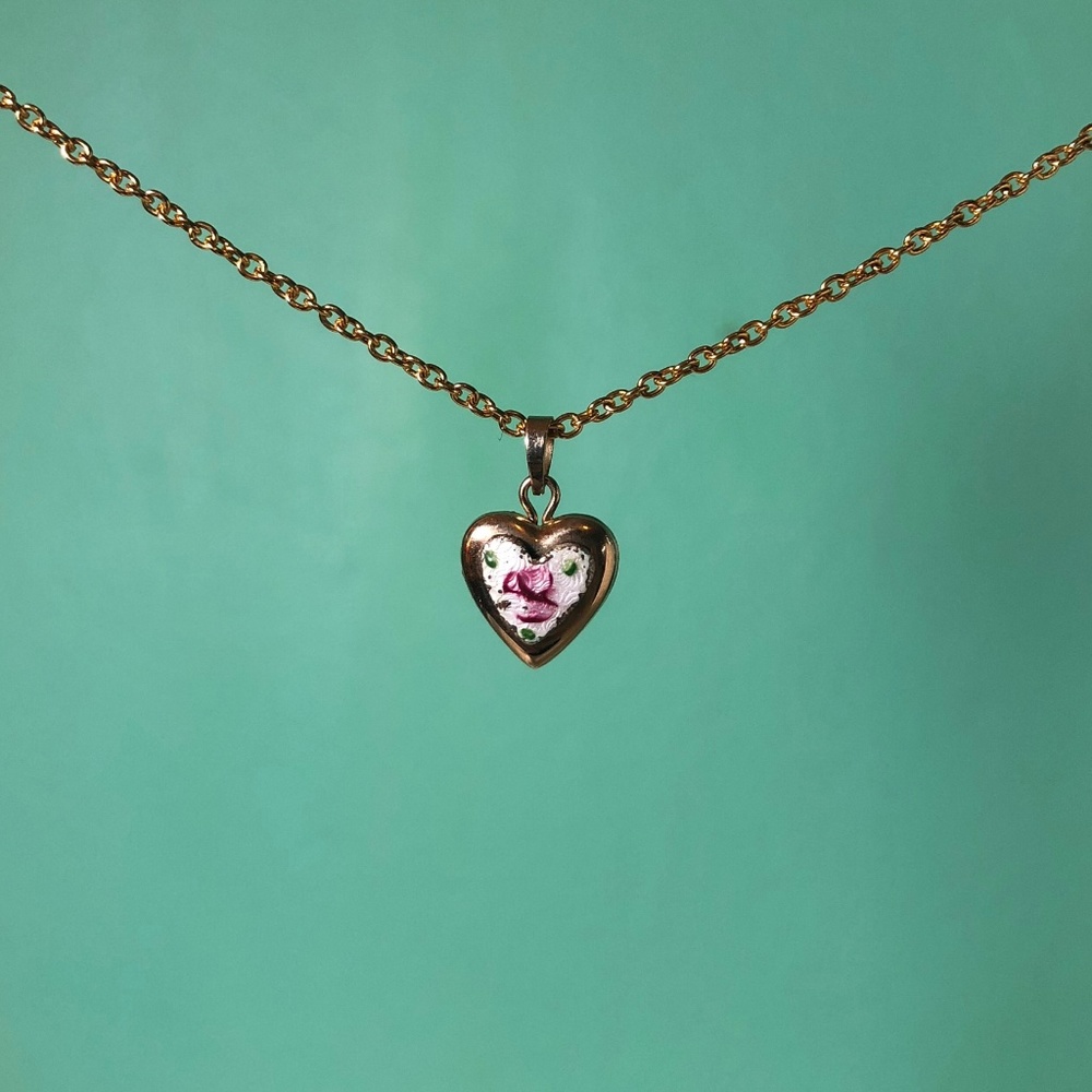 Vintage 14K Gold Filled Valentine's Heart Locket